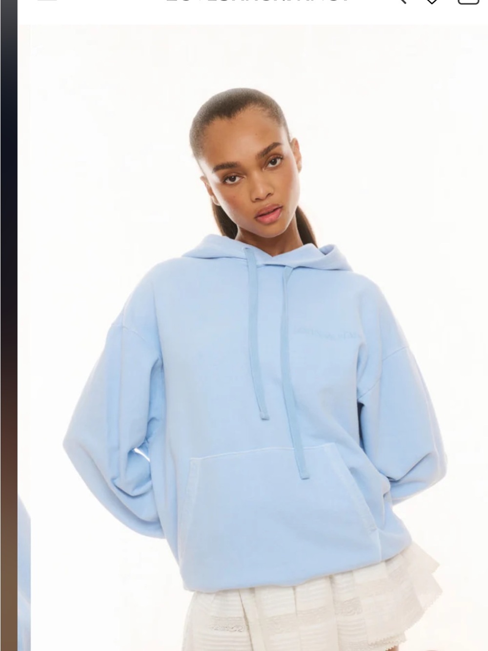 LOVESHACKFANCY HOODIE NWT